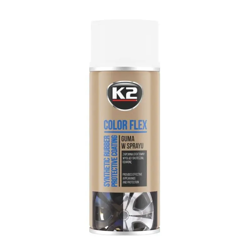 K2 COLOR FLEX GUMA W SPRAYU BIAŁY 400 ML Niska cena