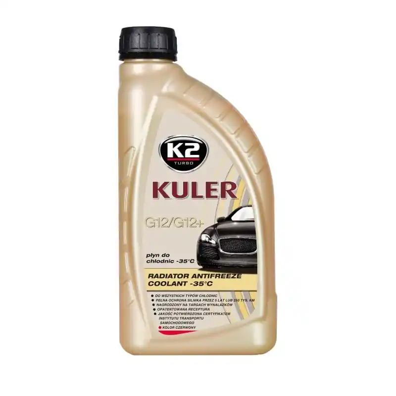 K2 KULER PŁYN DO CHŁODNIC CZERWONY G12 G12+ 1L Zamów teraz