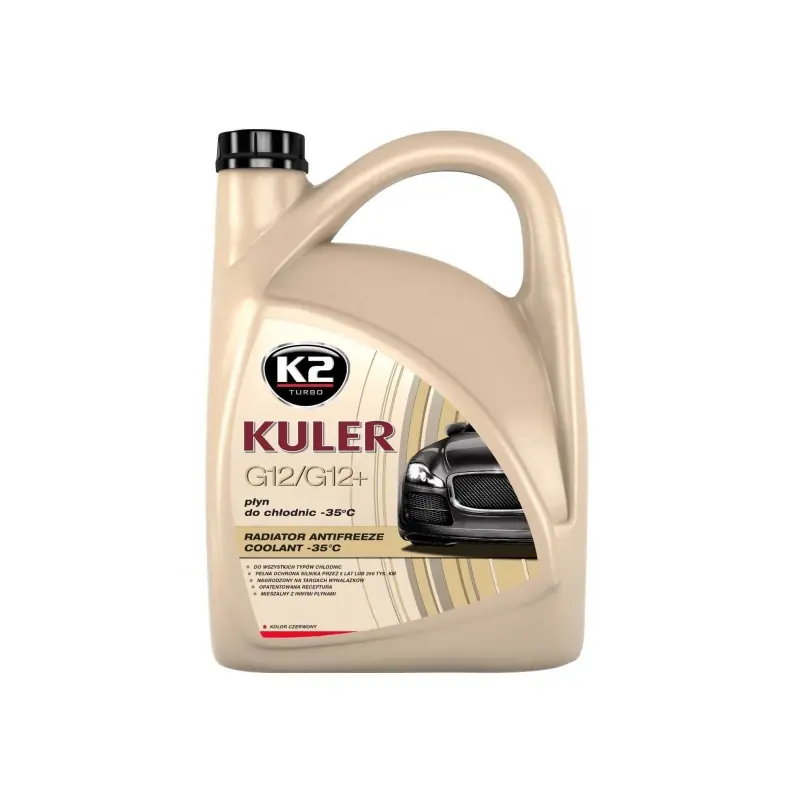 K2 kuler płyn do chłodnic czerwony g12 g12+ 5l Popularny