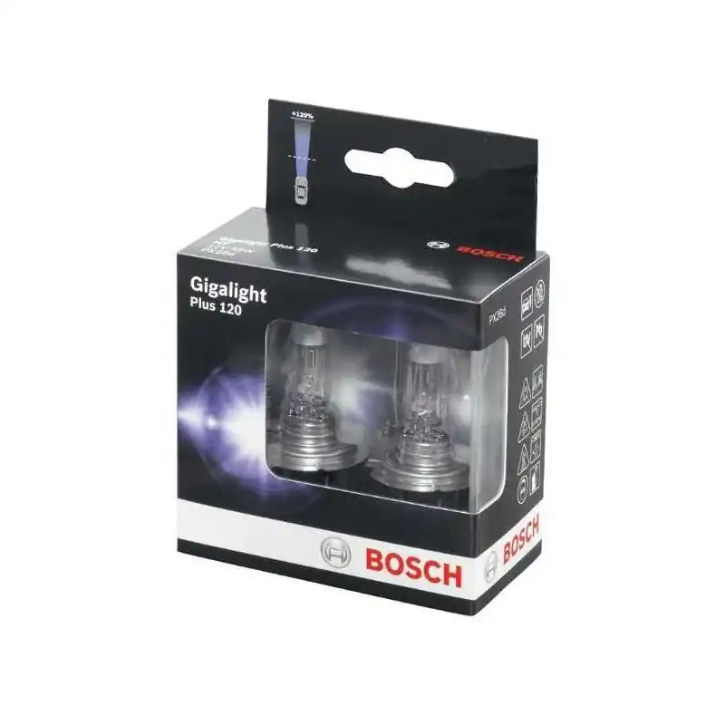 Darmowy zwrot żarówka BOSCH Gigalight Plus 120% H4 12V DUO 2 szt