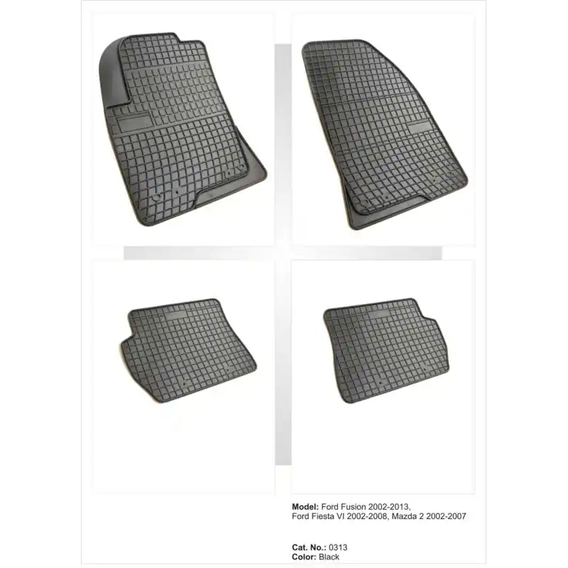 Dywaniki gumowe Ford Fiesta mk6 VI 6 2001 - 2010 Tani