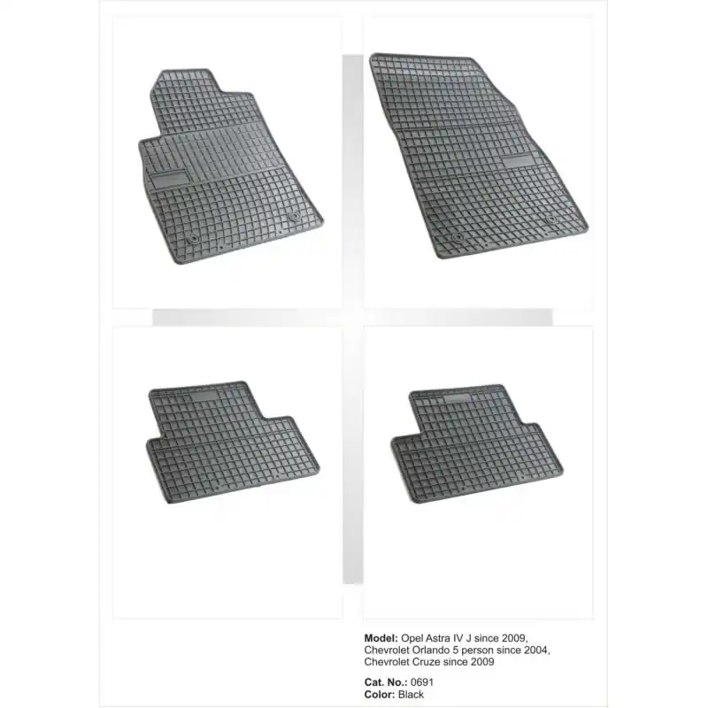 Dywaniki gumowe Opel Astra 4 IV j 2009 - ... Wyjątkowa oferta