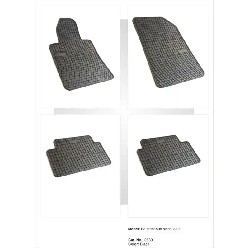 Dywaniki gumowe Peugeot 508 Nowość