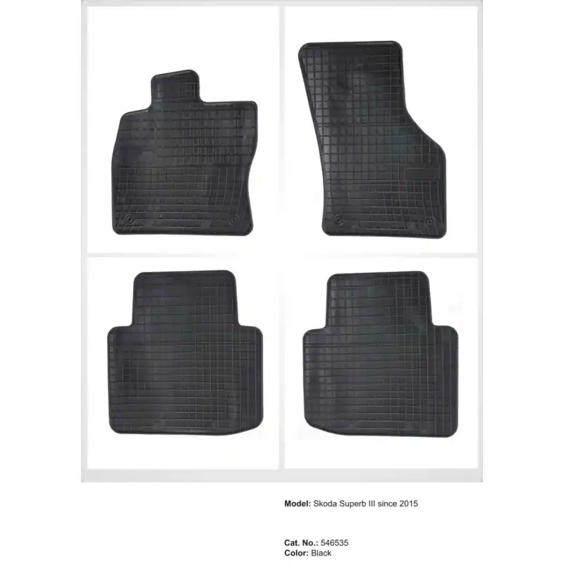 Promocja Dywaniki gumowe Skoda SUPerb 3 III 2015-
