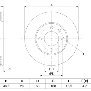 TARCZA HAM. VW P. GOLF GTI Nowość