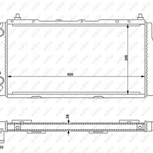CHŁODNICA VW A80 1,6-2,0 86-91 Cena promocyjna