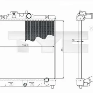 Łatwy zwrot CHŁODNICA WODY 1.3 1.5 350 * 373 P/C EG-EH 1.3 1.5MANUAL
