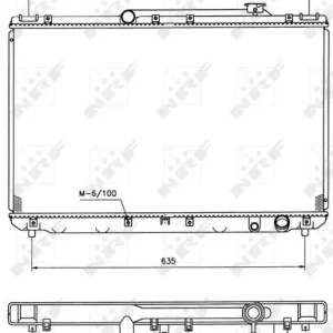 CHŁODNICA WODY TOYOTA CAMRY 91- Najlepsza cena