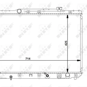 CHŁODNICA WODY TOYOTA CAMRY 91- Szybka wysyłka