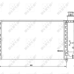 Ograniczona ilość CHŁODNICA WODY CITROEN BX 82-