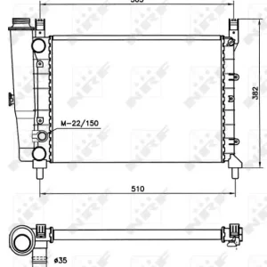 CHŁODNICA WODY FIAT FIORINO 88- Najlepsza cena