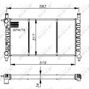 Zamów teraz CHŁODNICA FIAT FIORINO/UNO 1,3