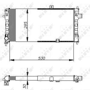 Ostatnie sztuki CHŁODNICA OPEL CORSA A 1,6GSI