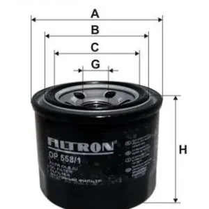 Szybka dostawa FILTR OLEJU - DIESEL HONDA (NEW VERSION OP 558 FOR HONDA)