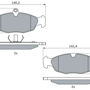 KLOCKI HAM. OPEL P. ASTRA F/CO Dodaj do koszyka