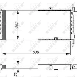 CHŁODNICA WODY OPEL VAUXHALL COMBO (KADETT) 90- Darmowa dostawa