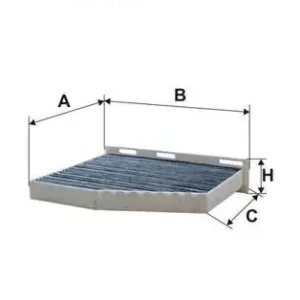 Okazja FILTR KABINOWY AUDI A3 II, Q3, SEAT ALHAMBRA II, ALTEA, LEON