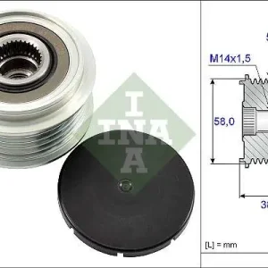 KOŁO PASOWE ALTERNATORA TOYOTA Super okazja