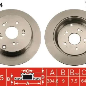 Dostępne od ręki TARCZA HAM. HONDA T. CRV