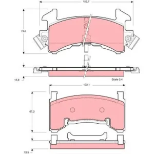 Wyjątkowa oferta KLOCKI HAM. CHEVROLET P. BLAZER/CAMARO/MALIBU/S10 81-04