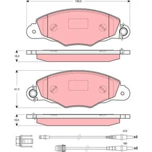 Ekspresowa dostawa KLOCKI HAM. PEUGEOT 605 (6B)
