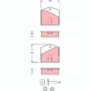 Hit sprzedaży KLOCKI HAM. ASTON MARTIN,DAIMLER,JAGUAR LAGONDA I,LAGONDA I