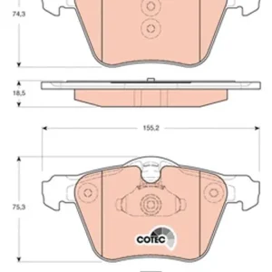 Wyjątkowa oferta KLOCKI HAM. VOLVO P. S60 10-/S80 06-/V60 10-/V70 07-/XC70 07