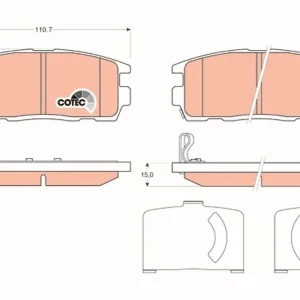 Zniżka KLOCKI HAM. OPEL T. ANTARA 06-/CAPTIVA