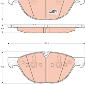 Dostępne od ręki KLOCKI HAM. BMW P. E70/E71 X5/X6 07-