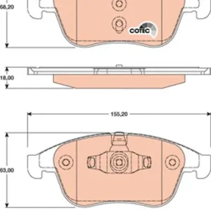 Zamów teraz KLOCKI HAM. RENAULT P. MEGANE 02- 2,016V/DCI