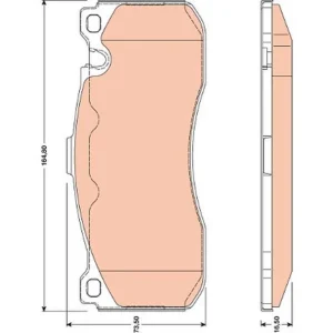 Dostępne od ręki KLOCKI HAM. BMW P. E87
