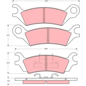 Cena promocyjna KLOCKI HAM. MAZDA 626 II (GC),626 II COUPE (GC),626 II HATCH