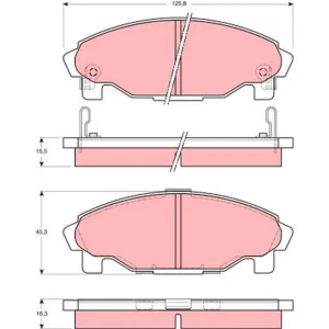 Wysoka jakość KLOCKI HAM. DAIHATSU CHARADE IV (G200, G202),CHARADE IV SALO