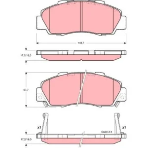 Darmowa dostawa KLOCKI HAM. ACURA,HONDA NSX,NSX TARGA (NA1),INTEGRA COUPE (D