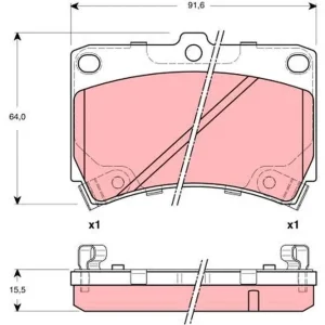 ZAMIENNIK DO GDB3206 ZASTĄPIONE PRZEZ: GDB3206 TRW Oferta