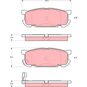 Hit sprzedaży KLOCKI HAM. MAZDA T. MX-5 1,6-1,8 16V 98-05