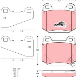 Dodaj do koszyka KLOCKI HAM. NISSAN T. 350Z/IMPREZA 00- WRX/FORESTER 13-
