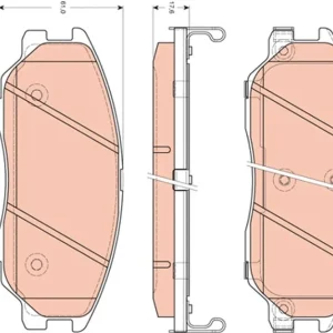 Wysoka jakość KLOCKI HAM. SSANGYONG P. RODIUS/STAVIC 2,0-3,2 05-