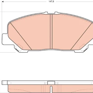 Zamów teraz KLOCKI HAM. TOYOTA P. PREVIA (ACR3_) 05-