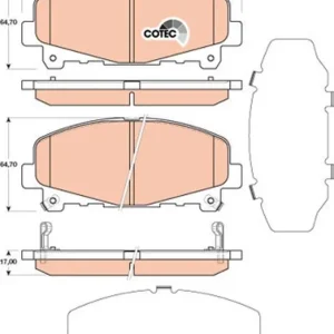 Wysoka jakość KLOCKI HAM. HONDA P. ACCORD