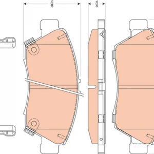 Bestseller KLOCKI HAM. HONDA P. CIVIC/CRX 1,3-1,7 91-