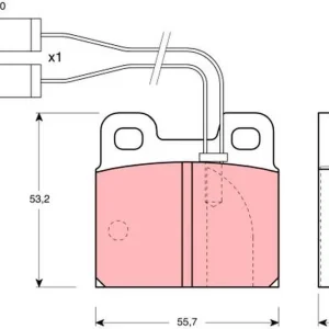 Bezpieczna płatność KLOCKI HAM. ALFA ROMEO 75 (162B),90 (162),ALFETTA (116),ALFE