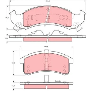 Zniżka KLOCKI HAM. BUICK,CADILLAC,CHEVROLET,PONTIAC LE SABRE,PARK A