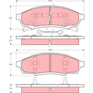 Wysoka jakość KLOCKI HAM. BUICK,CHEVROLET,OLDSMOBILE,PONTIAC REGAL,LUMINA