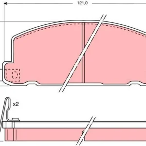 Wyjątkowa oferta KLOCKI HAM. ISUZU CAMPO (KB),TROOPER OPEN OFF-ROAD VEHICLE (