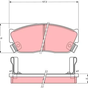 Hit sprzedaży KLOCKI HAM. HONDA CIVIC II,CIVIC II HATCHBACK (AL, AJ, AG, A