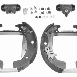 ZESTAW SZCZĘK HAM.+ CYLINDERKI + SPRĘŻ. RENAULT TRAFIC BOX ( Tani