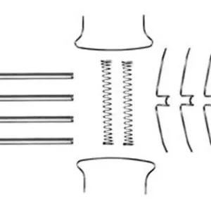 Do wyczerpania zapasów ZESTAW MONTAŻOWY KLOCKÓW HAM. HONDA,NISSAN CIVIC I HATCHBACK