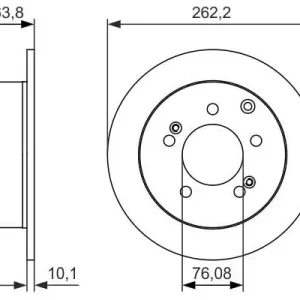 Wyjątkowa oferta TARCZA HAM. KIA T. SOUL 1,6 CRDI 09-