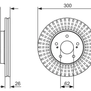 Dostępne od ręki TARCZA HAM. SUZUKI P. KIZASHI 2,4 4X4 10-